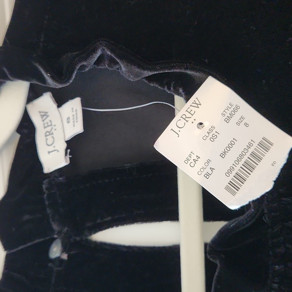 J. Crew Black Pleated Tiered Midi Dress - Picture 4 of 4